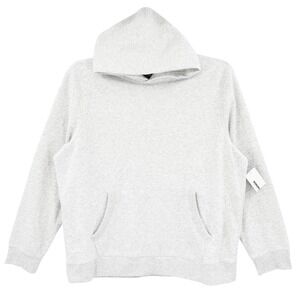 Sonoma Men's Supersoft Fleece Hoodie Sweatshirt Size XXL Light Grey Heather NWT